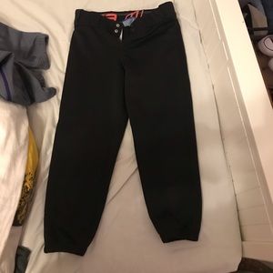Black softball pants